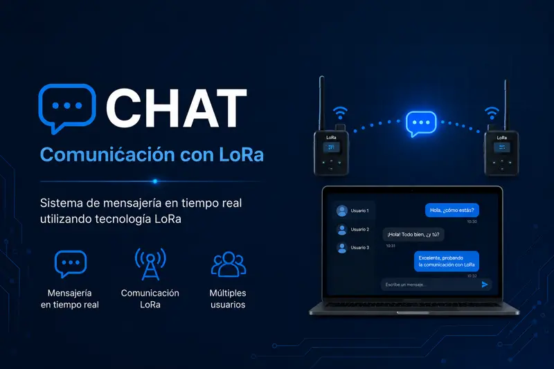 Chat de comunicación en tiempo real con tecnología LoRa