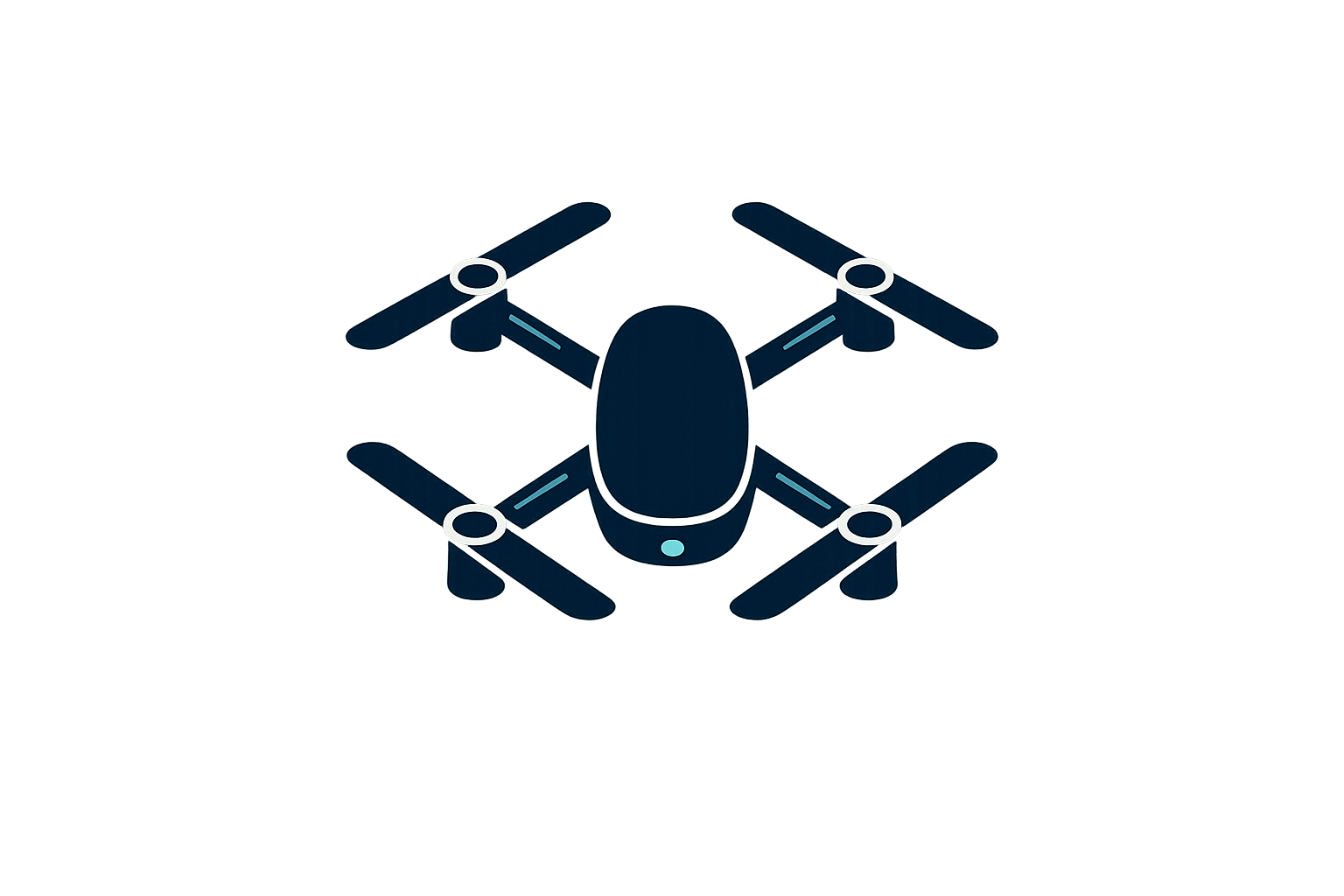 Icono de dron para credencial de Operador RPA